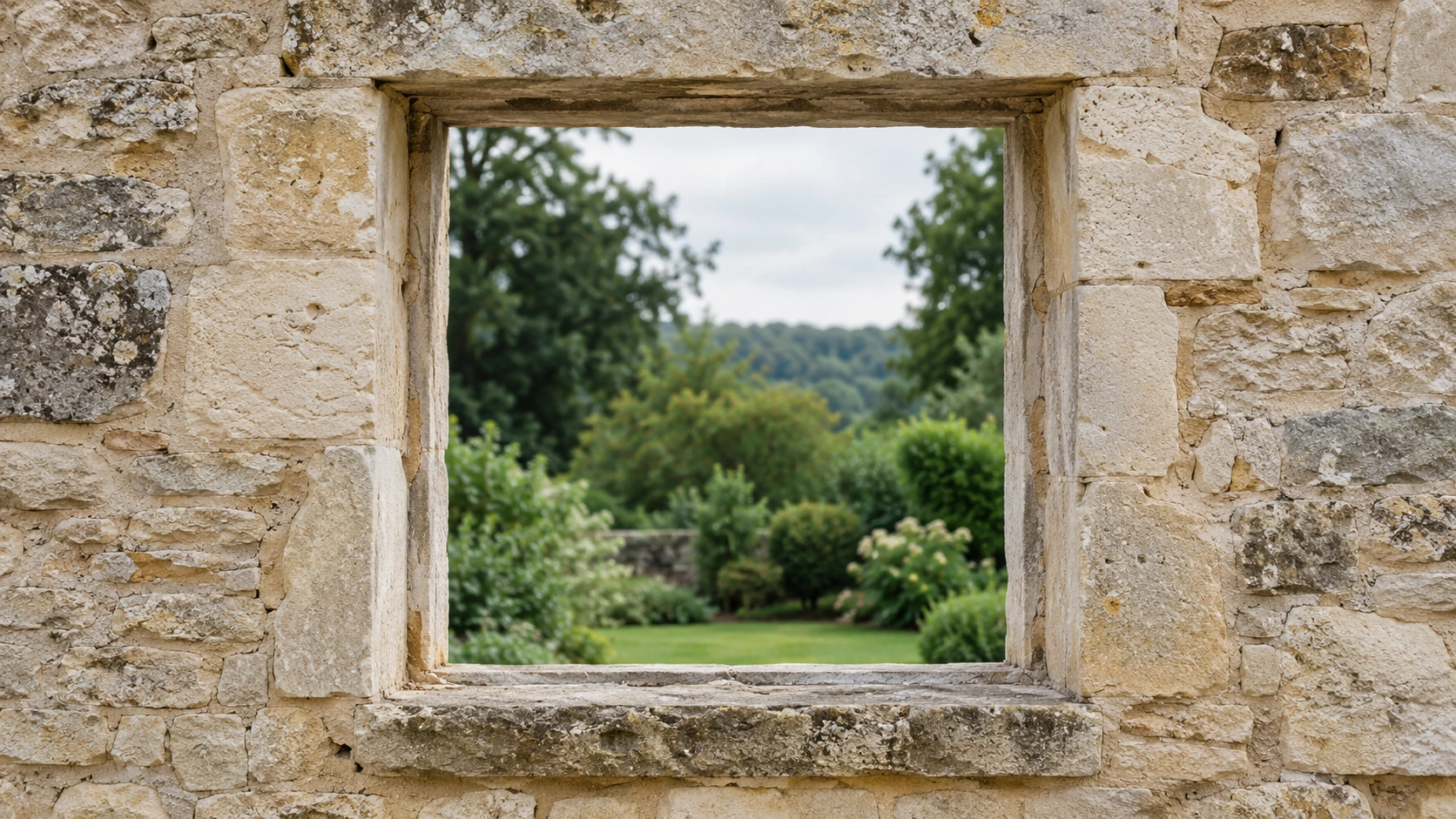 One generated window-opening photograph used to illustrate a changing viewpoint.