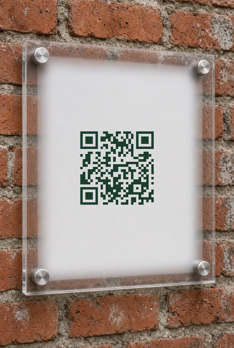 A place marker on a weathered wall. Illustrative material sample.